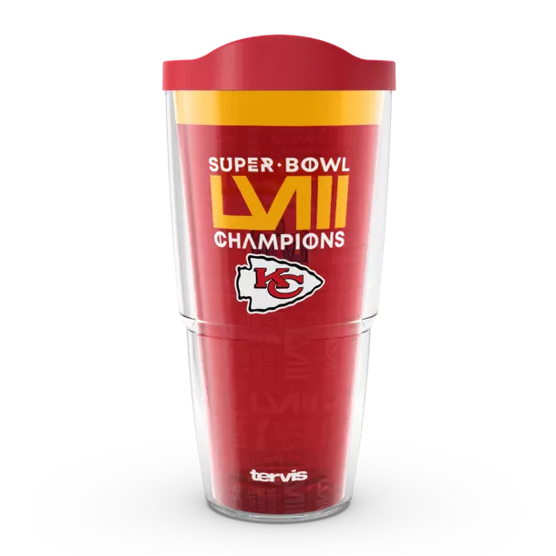 Kansas City Chiefs - NFL Super Bowl LVIII Champions Plastic Tumbler - Mann