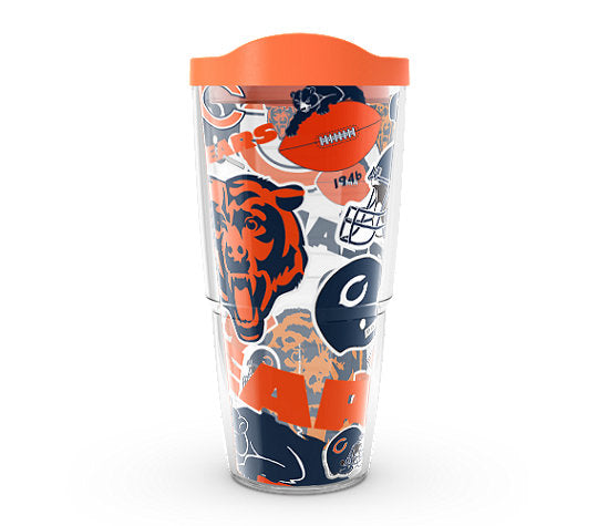 Chicago Bears - All Over Plastic Tumbler - Mann