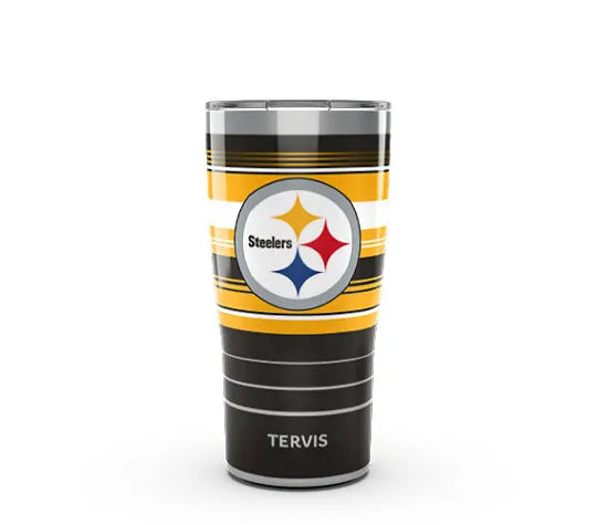 Pittsburgh Steelers - Tervis Hype Stripes Stainless Steel Tumbler