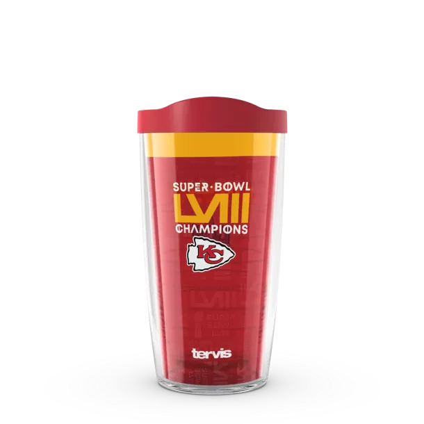 Kansas City Chiefs - NFL Super Bowl LVIII Champions Plastic Tumbler - Mann