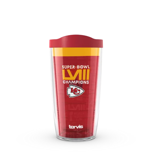Kansas City Chiefs - NFL Super Bowl LVIII Champions Plastic Tumbler - Mann
