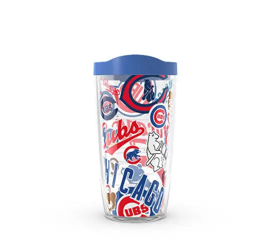 Chicago Cubs - All Over Plastic Tumbler - Mann