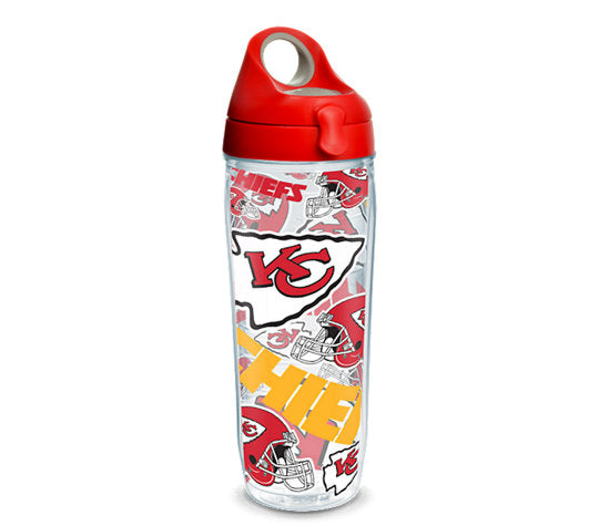Kansas City Chiefs - All Over Wrap Plastic Tumbler - Mann
