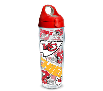 Kansas City Chiefs - All Over Wrap Plastic Tumbler - Mann