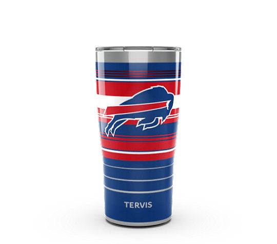 Buffalo Bills - NFL Hype Stripes Stainless Steel Tumbler - Mann