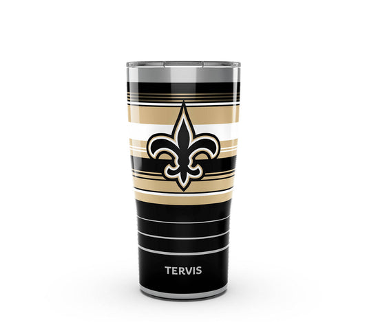 NFL New Orleans Saints - Hype Stripes Stainless Steel Tumbler - Mann
