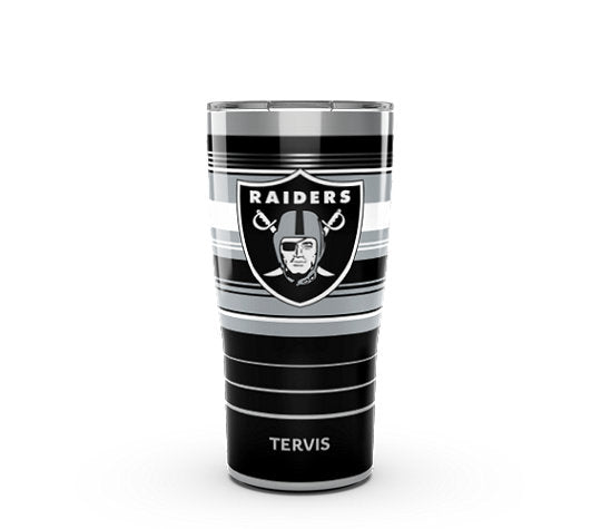 Las Vegas Raiders - Tervis Hype Stripes Stainless Steel Tumbler