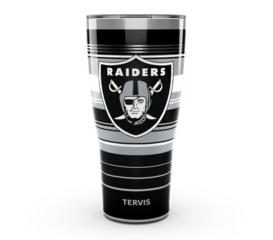 Las Vegas Raiders - Tervis Hype Stripes Stainless Steel Tumbler