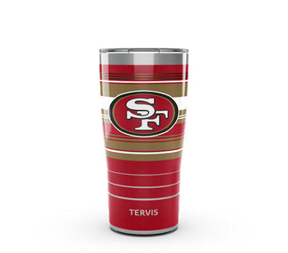 San Francisco 49ers - Tervis Hype Stripes Stainless Steel Tumbler
