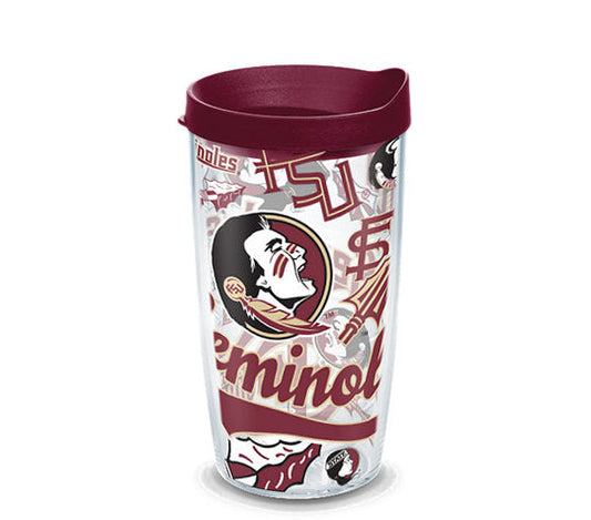 Florida State Seminoles - All Over 16oz Tumbler - Mann