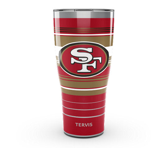 San Francisco 49ers - Tervis Hype Stripes Stainless Steel Tumbler