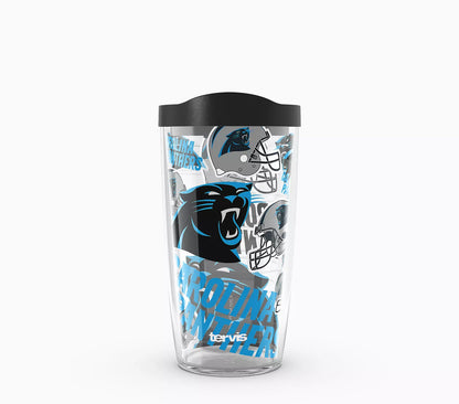 Carolina Panthers - Tervis All Over Plastic Tumbler