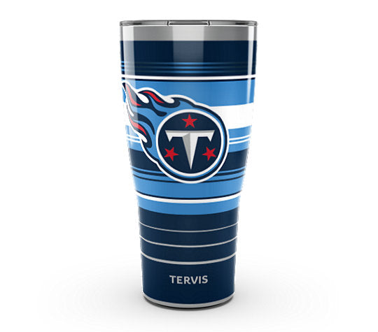 Tennessee Titans - NFL Hype Stripes Stainless Steel Tumbler - Mann