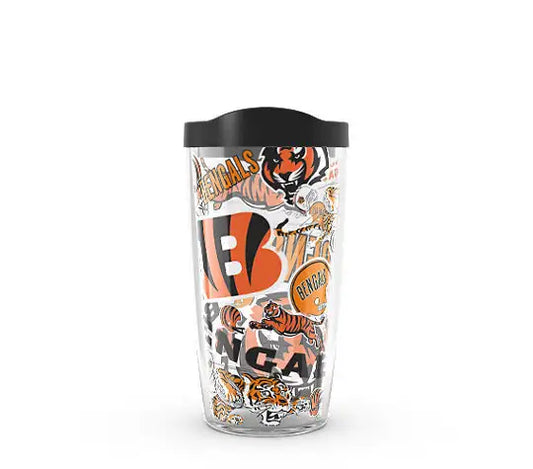 Cincinnati Bengals - NFL All Over Plastic Tumbler - Mann
