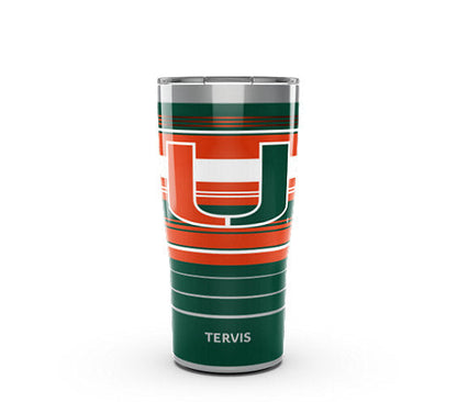 Miami Hurricanes - Tervis Hype Stripes Stainless Steel Tumbler