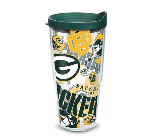 Green Bay Packers - All Over Plastic Tumbler - Mann