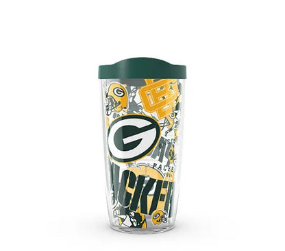 Green Bay Packers - All Over Plastic Tumbler - Mann