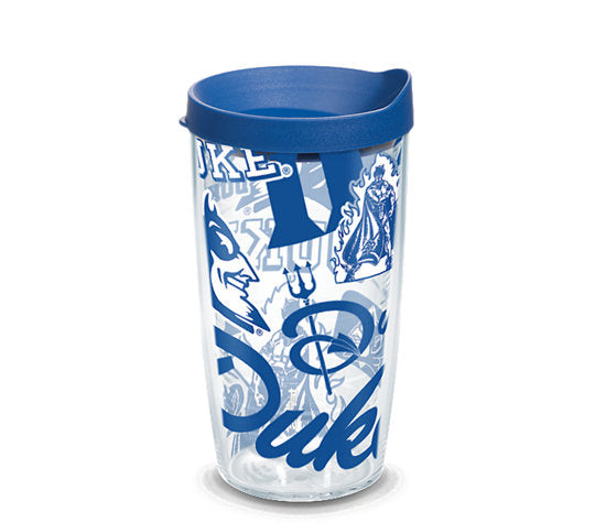 Duke Blue Devils - All Over Plastic Tumbler - Mann