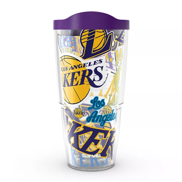 Los Angeles Lakers - MLB All Over Plastic Tumbler - Mann