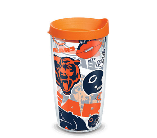 Chicago Bears - All Over Plastic Tumbler - Mann