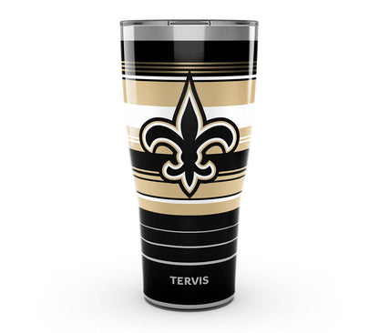 NFL New Orleans Saints - Hype Stripes Stainless Steel Tumbler - Mann