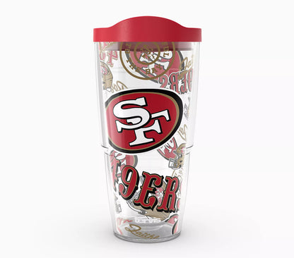 San Francisco 49ers - Tervis All Over Wrap with Travel Lid