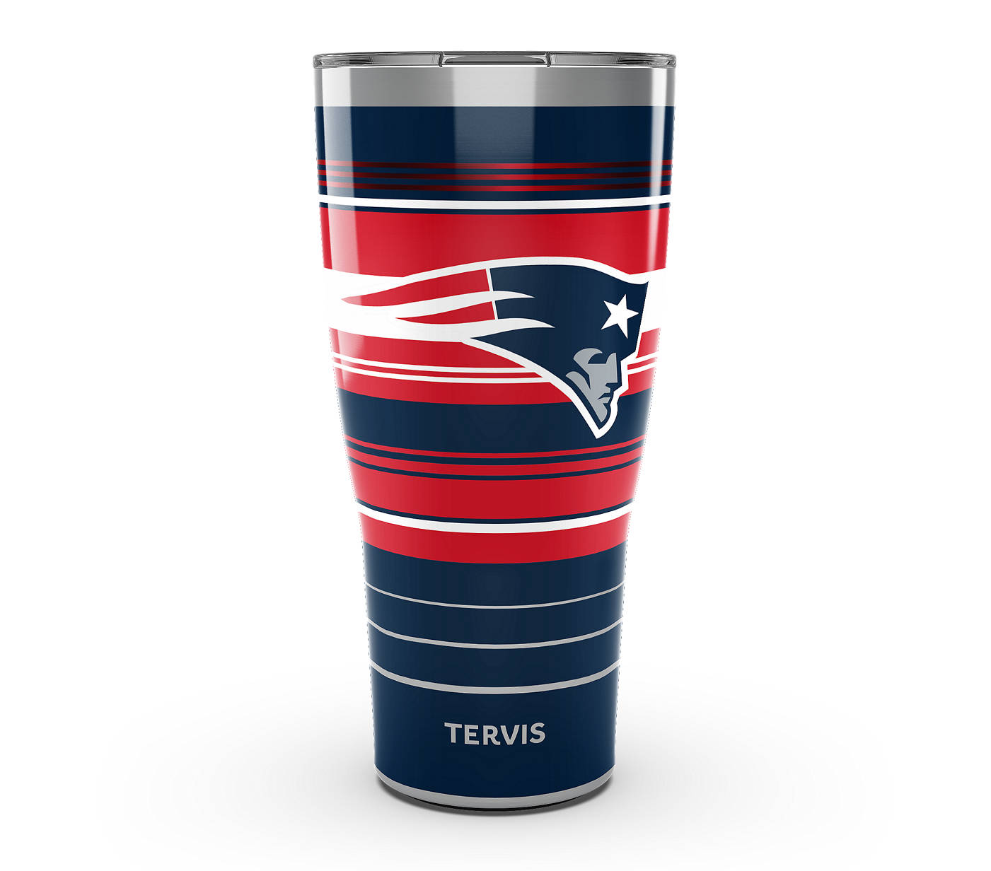 NFL® New England Patriots - Hype Stripes Stainless Steel Tumbler - Mann