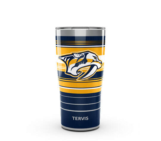 NHL Nashville Predators - Hype Stripes Stainless Steel Tumbler - Mann
