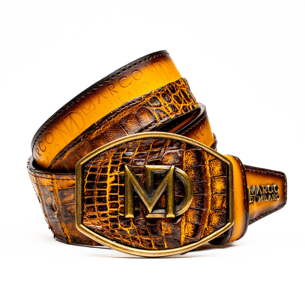 MDM Texas Belt Mustard Brown - Mann