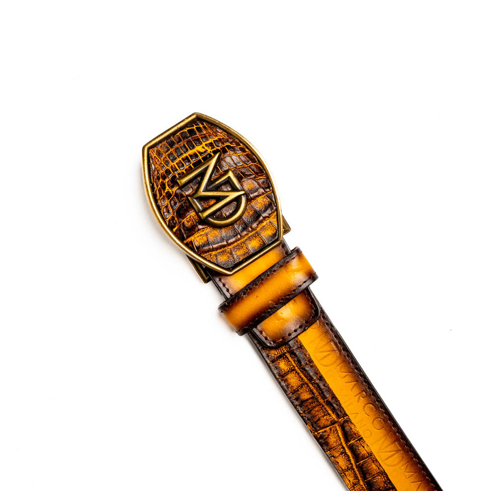 MDM Texas Belt Mustard Brown - Mann