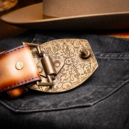 MDM Texas Belt Stone Brown - Mann