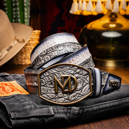 MDM Texas Belt Stone Gray - Mann