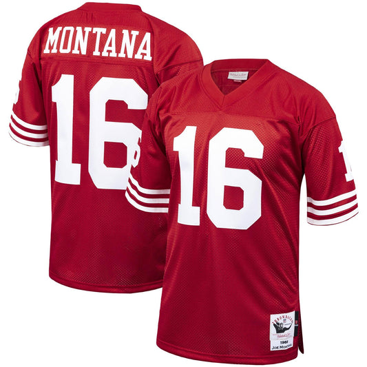 [AJY6CP18046-SF4SCAR89JMO] Mens Mitchell & Ness NFL Authentic Jersey San Francisco 49ers 1989 Joe Montana - sneakAR