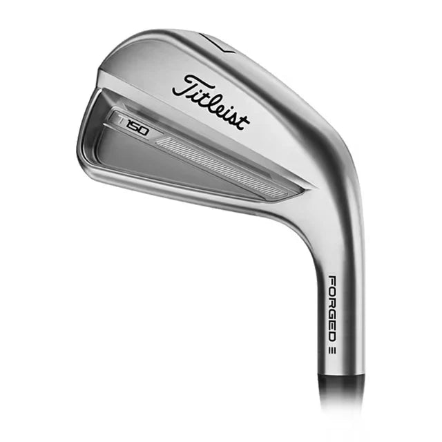 Titleist T150 forged iron golf club, silver finish, men's lifestyle and sports gear
