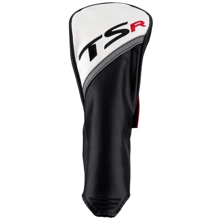 Titleist TSR fairway wood headcover in black and white with red accent, men's golf accessory