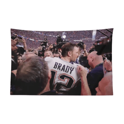 AthleteFlags Tom Brady Super Bowl Flag - Mann