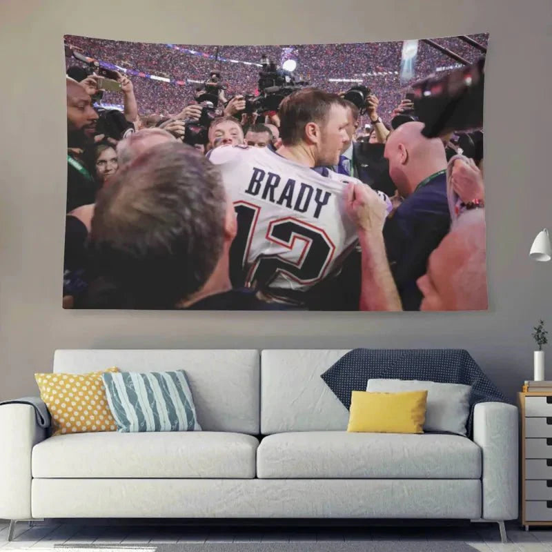 AthleteFlags Tom Brady Super Bowl Flag - Mann