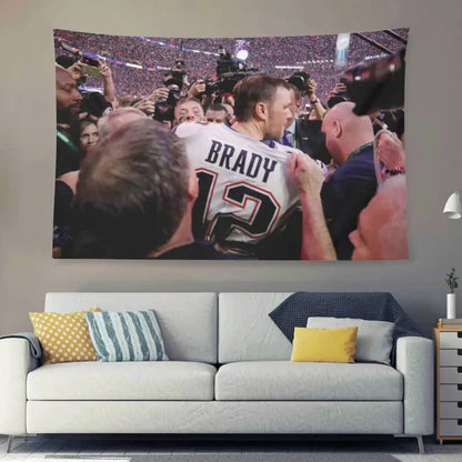AthleteFlags Tom Brady Super Bowl Flag - Mann