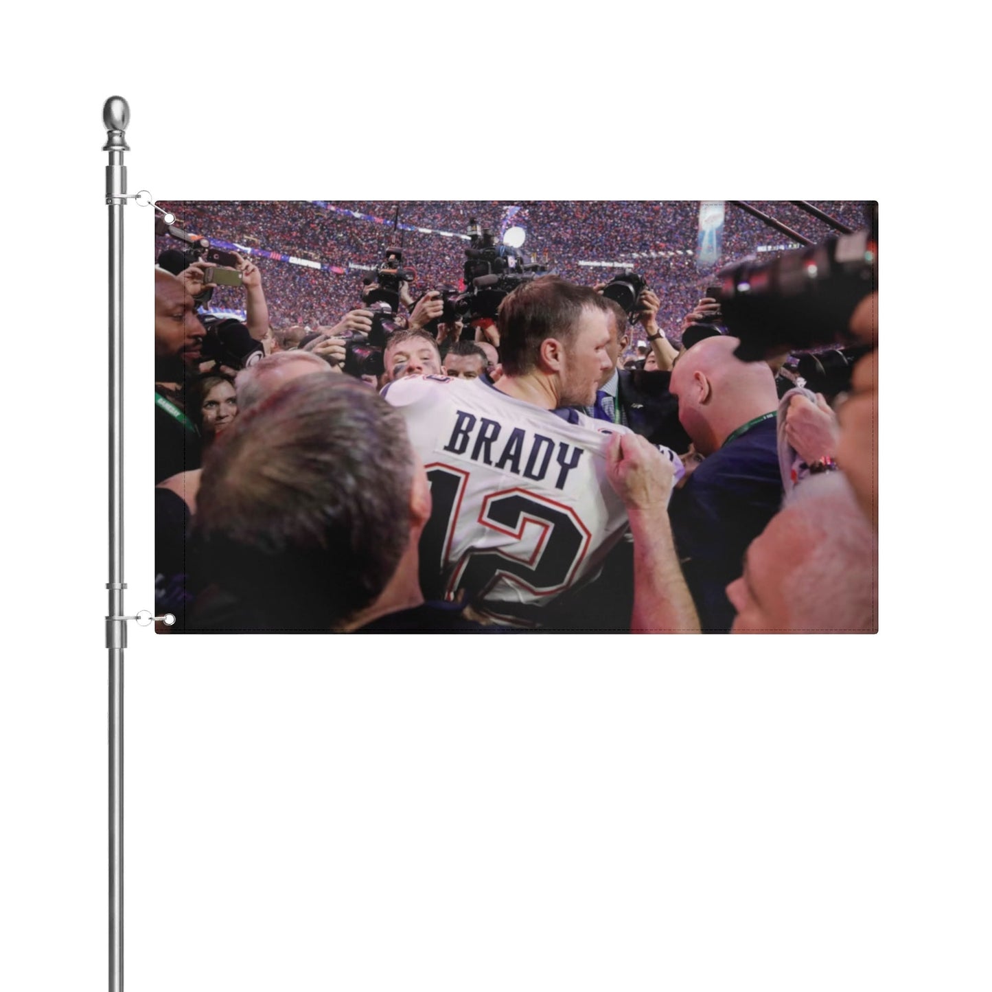 AthleteFlags Tom Brady Super Bowl Flag - Mann