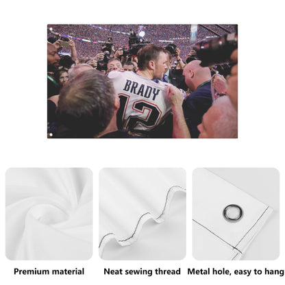 AthleteFlags Tom Brady Super Bowl Flag - Mann