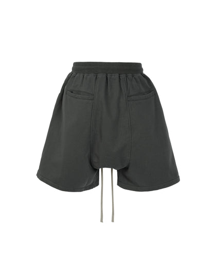 UNDEVELOPED Grey Zip Drawstring Cargo Shorts