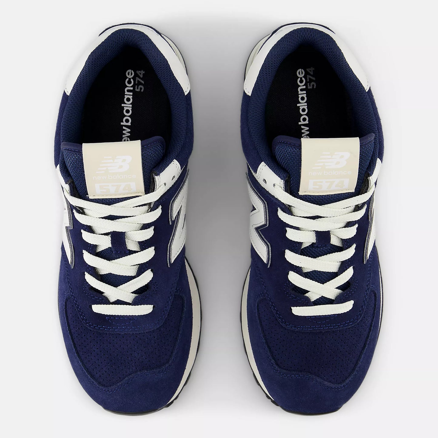 Size 9M New Balance 574 Core 'Navy/Sea Salt'