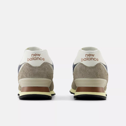 Size 9.5M New Balance 574 'Arid Stone/Sea Salt'
