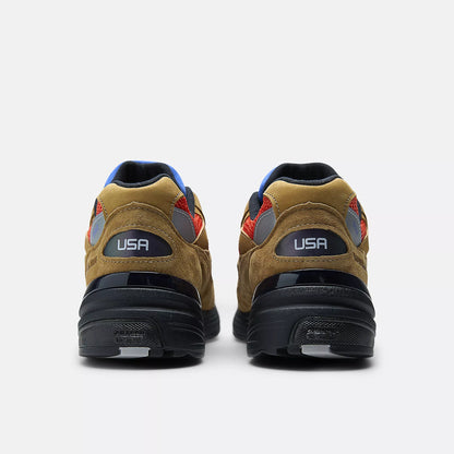 Action Bronson x New Balance 992 Made in USA 'Tan/Orange/Blue'