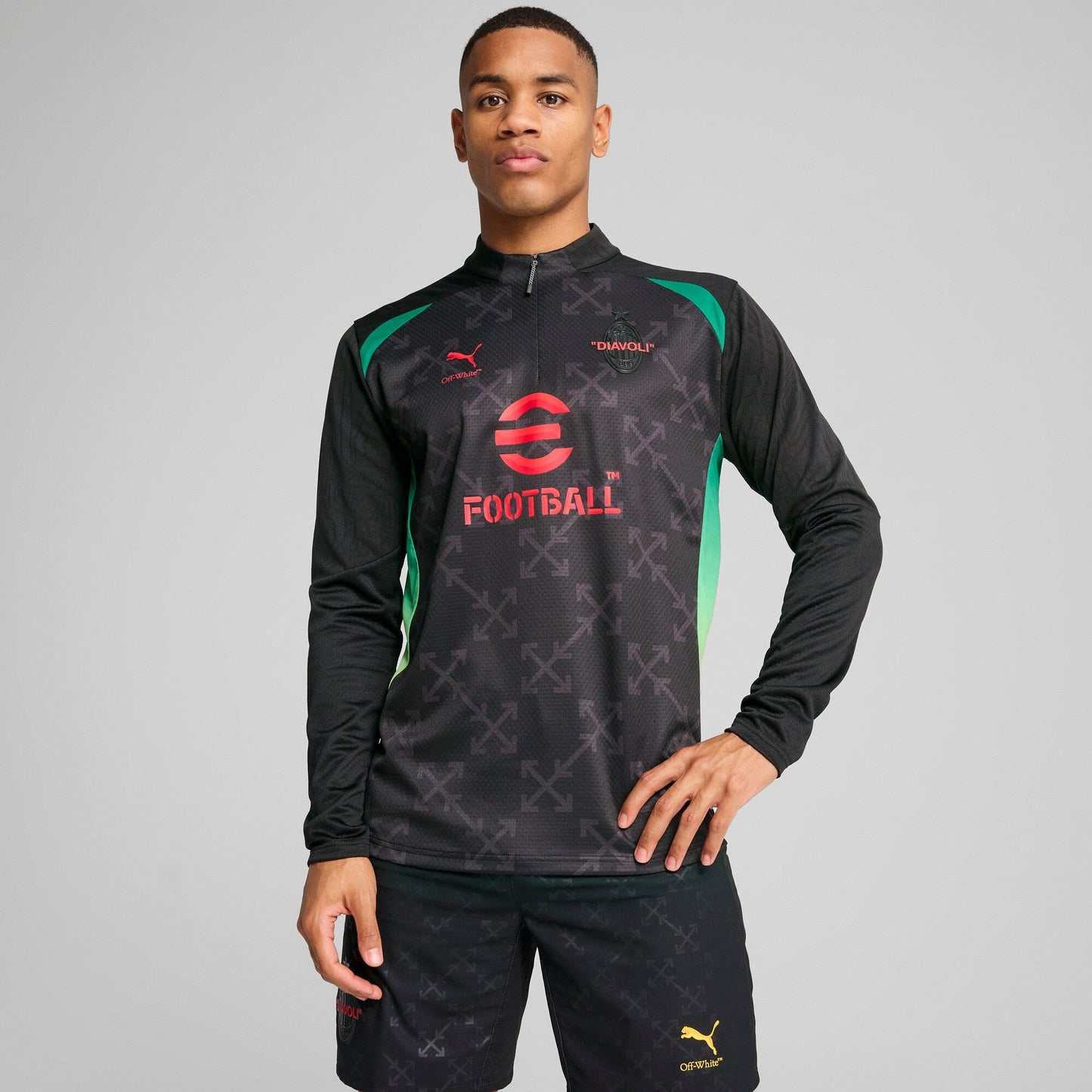 Off-White x Puma ACM Prematch 1/4-Zip Long Sleeve