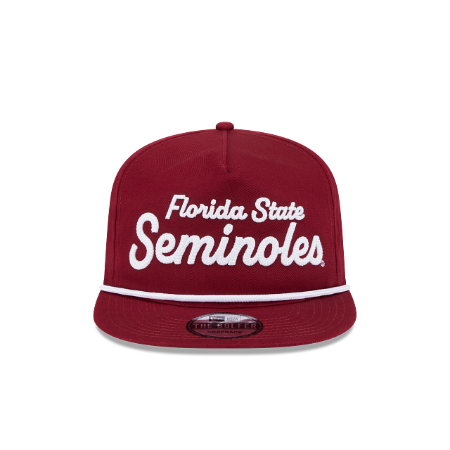 Florida State Seminoles - Golfer Adjustable Red Hat, New Era - Mann
