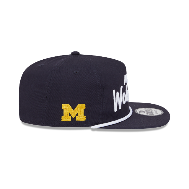 Michigan Wolverines - Golfer Snapback Hat, New Era - Mann