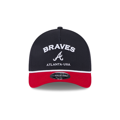 Atlanta Braves - 9Forty M-Crown 2Tone Rope Hat, New Era
