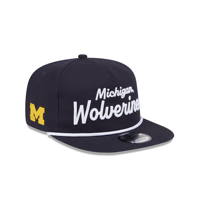 Michigan Wolverines - Golfer Snapback Hat, New Era - Mann