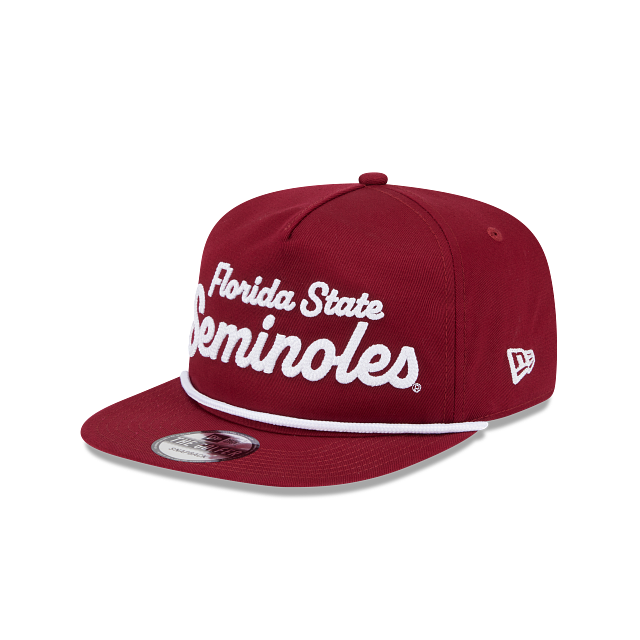 Florida State Seminoles - Golfer Adjustable Red Hat, New Era - Mann